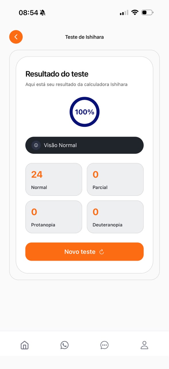 Oftbook - Resultado do Ishihara